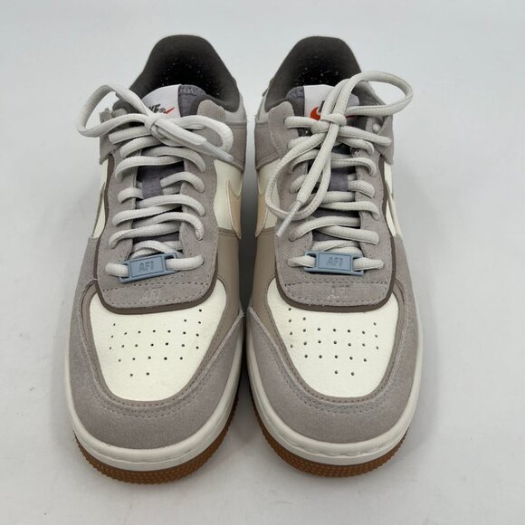 Nike Gray Cream Air Force 1 Shadow Sneakers | US Size 7 - Picture 6 of 10
